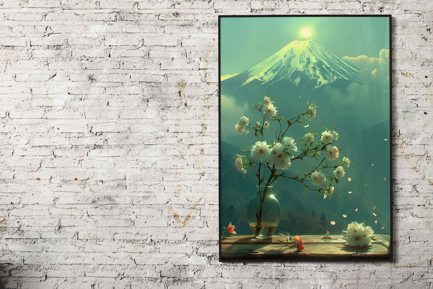 Beneath the Sakura Sky Asian Style Poster | Wall Art for Home & Office | High-Quality Print