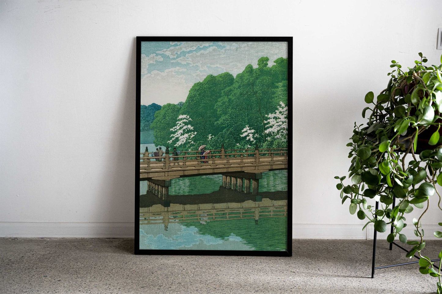 Benkei Bridge at Akasaka Asian Style Poster | Wall Art for Home & Office | High-Quality Print