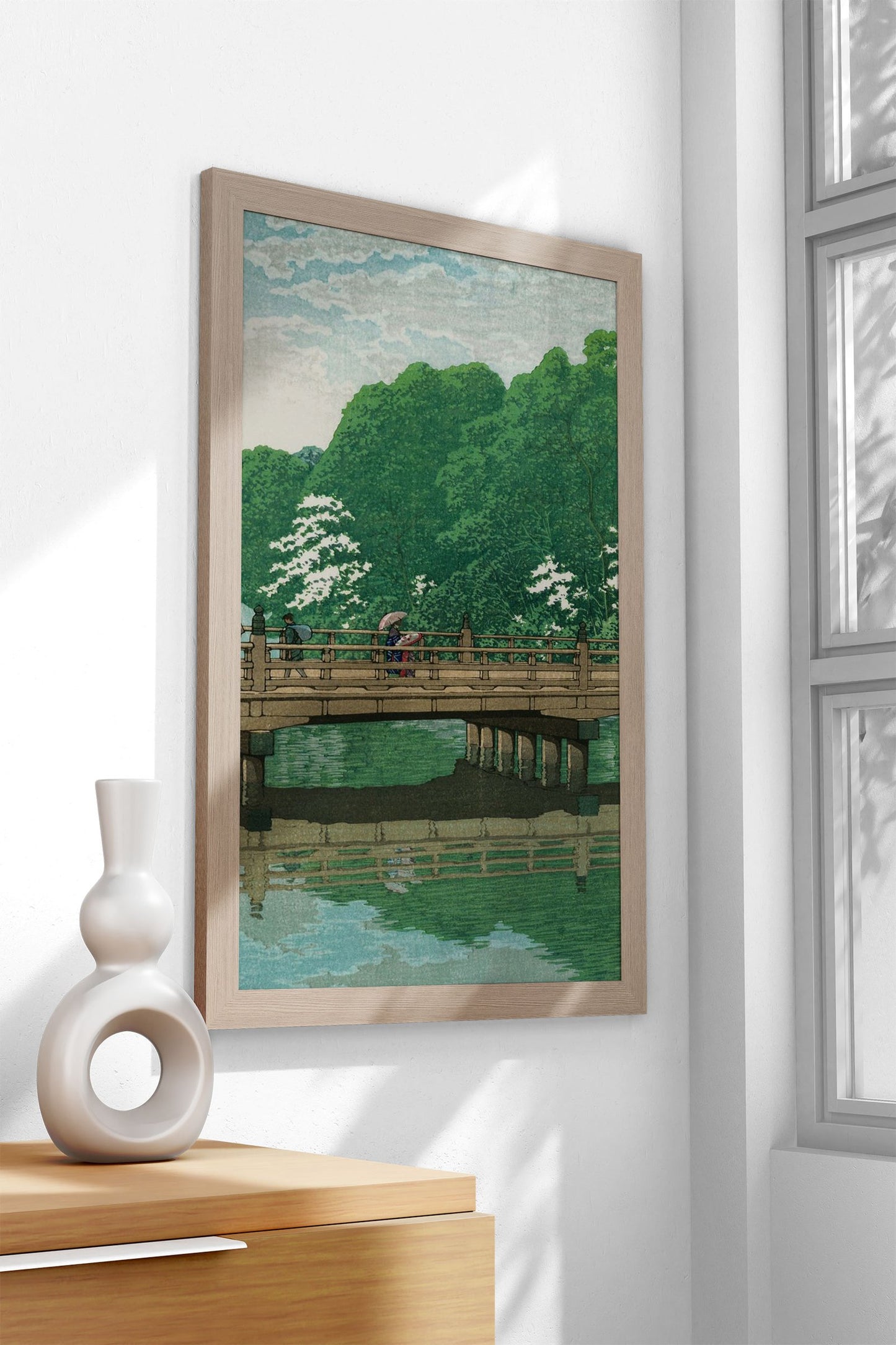 Benkei Bridge at Akasaka Asian Style Poster | Wall Art for Home & Office | High-Quality Print