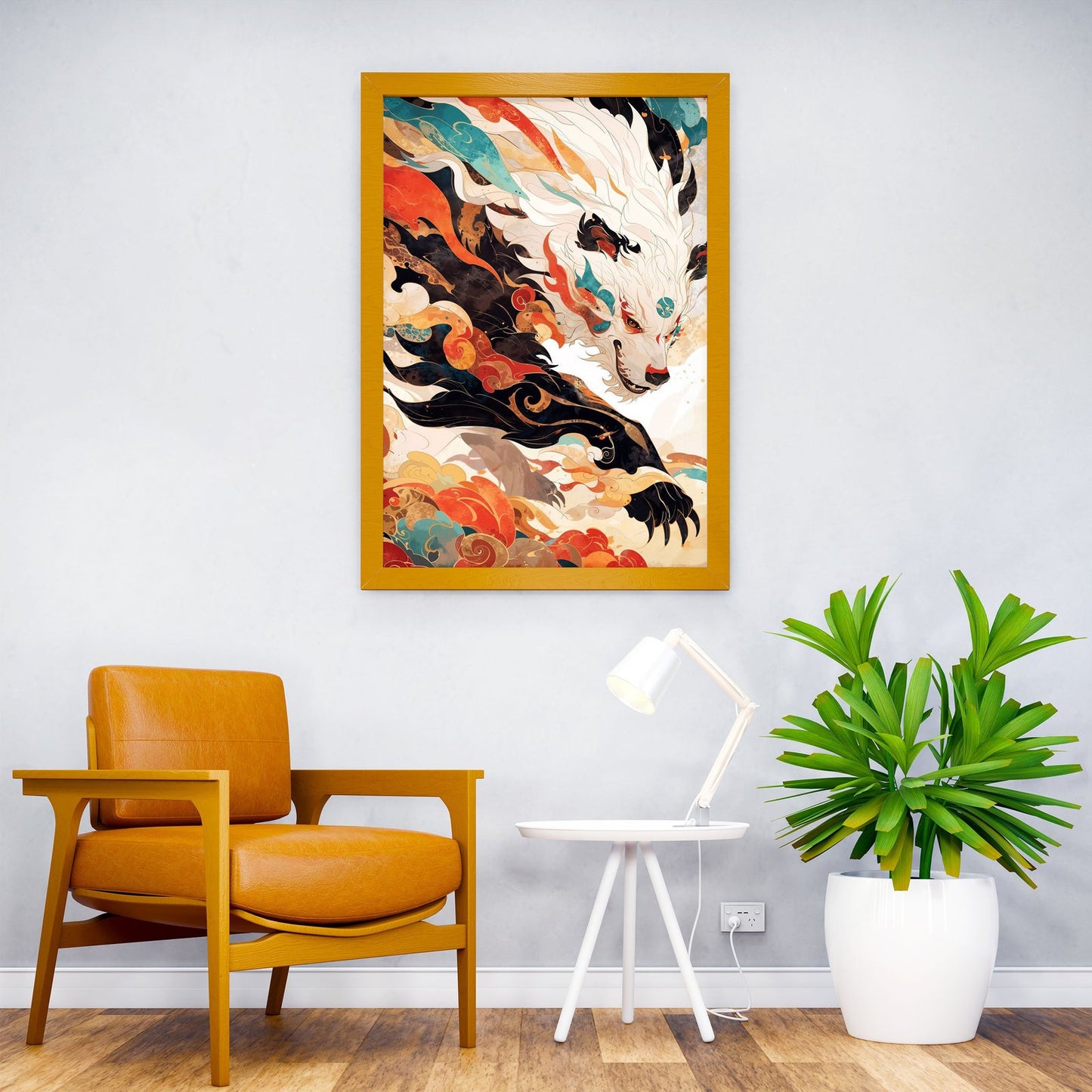 Black Bear Guai Asian Style Poster | Wall Art for Home & Office | High-Quality Print