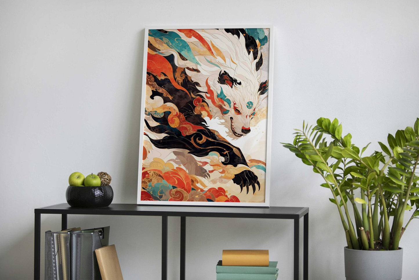 Black Bear Guai Asian Style Poster | Wall Art for Home & Office | High-Quality Print