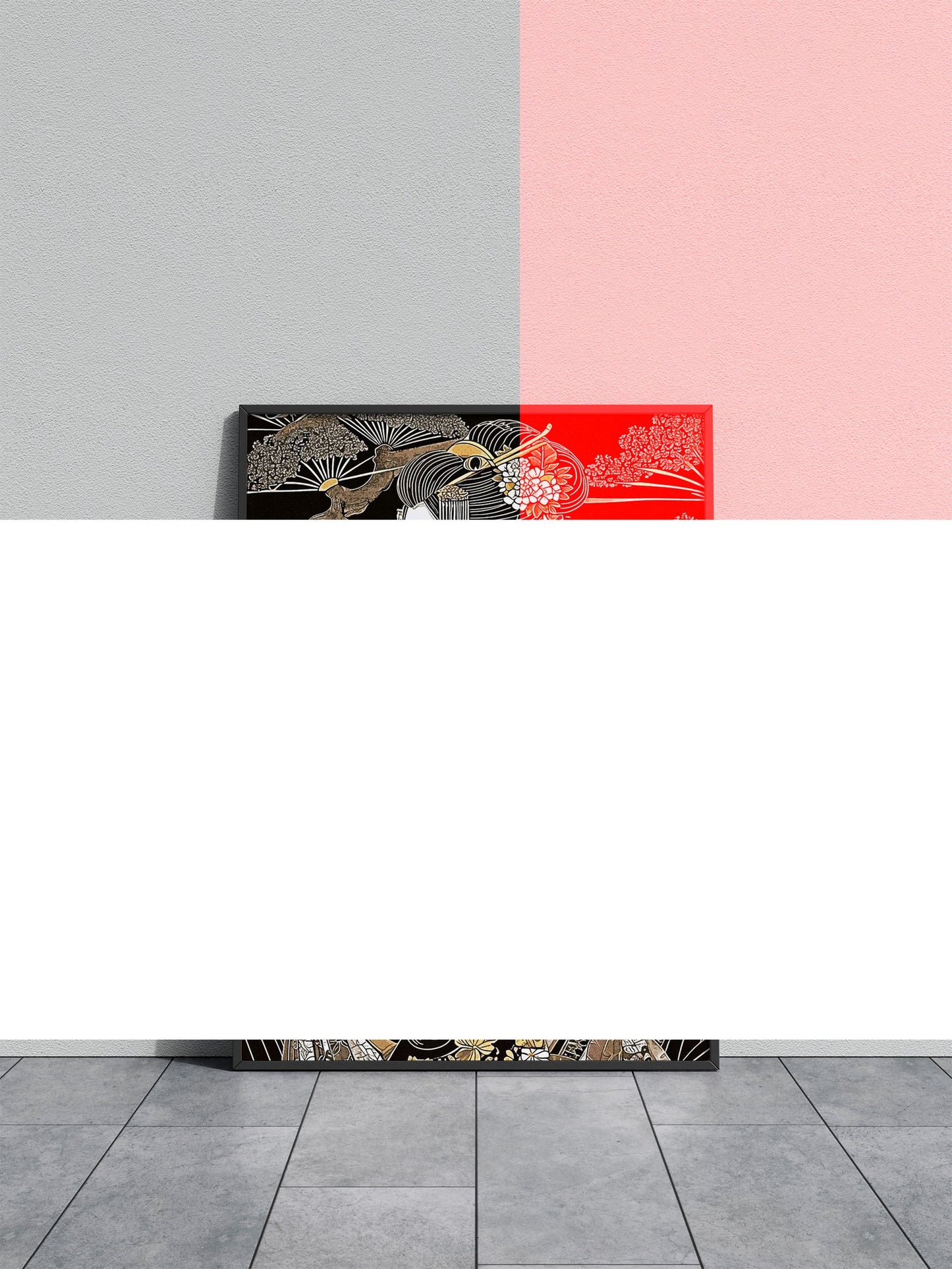 Black Geisha Asian Style Poster | Wall Art for Home & Office | High-Quality Print