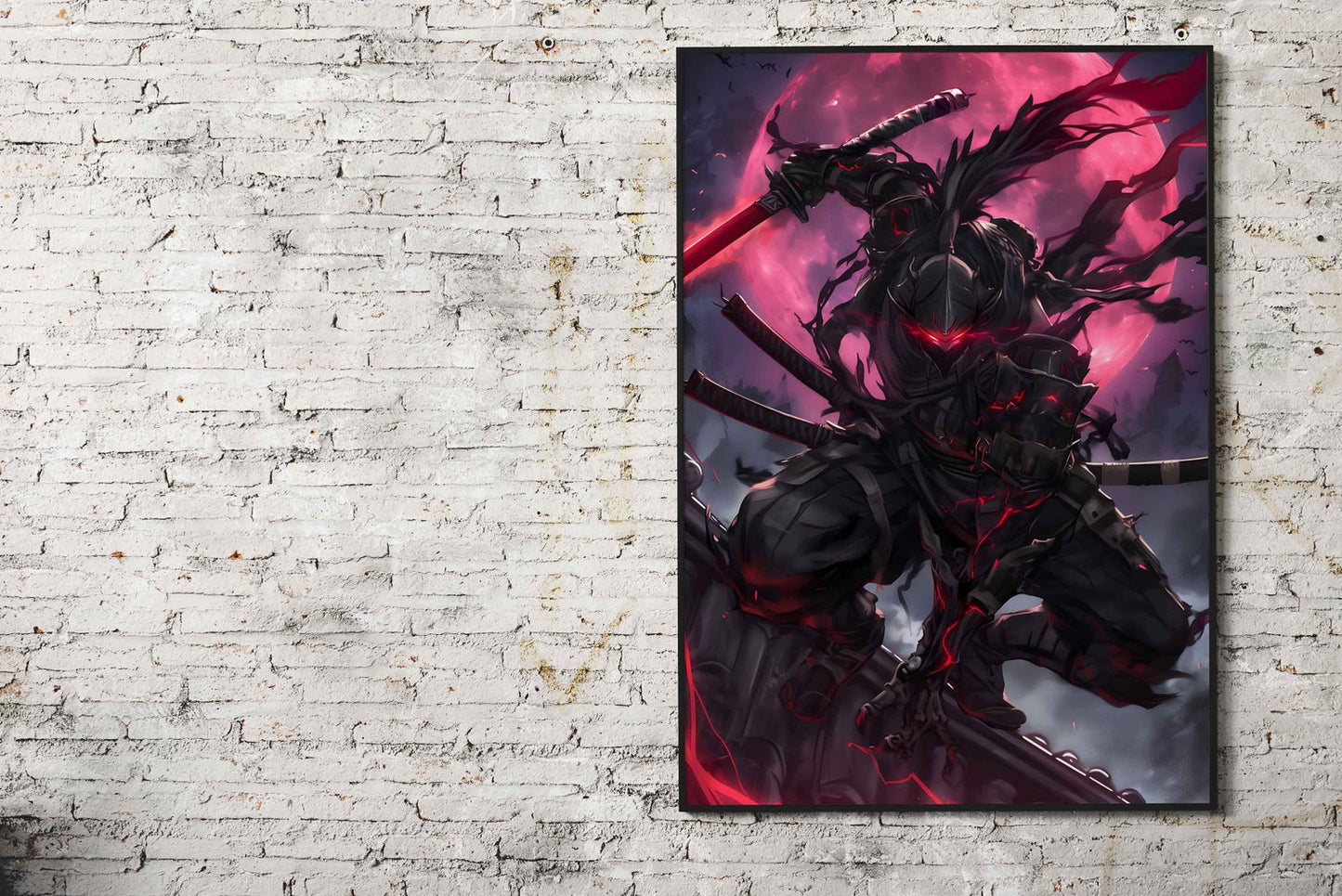 black onyx dragon Asian Style Poster | Wall Art for Home & Office | High-Quality Print