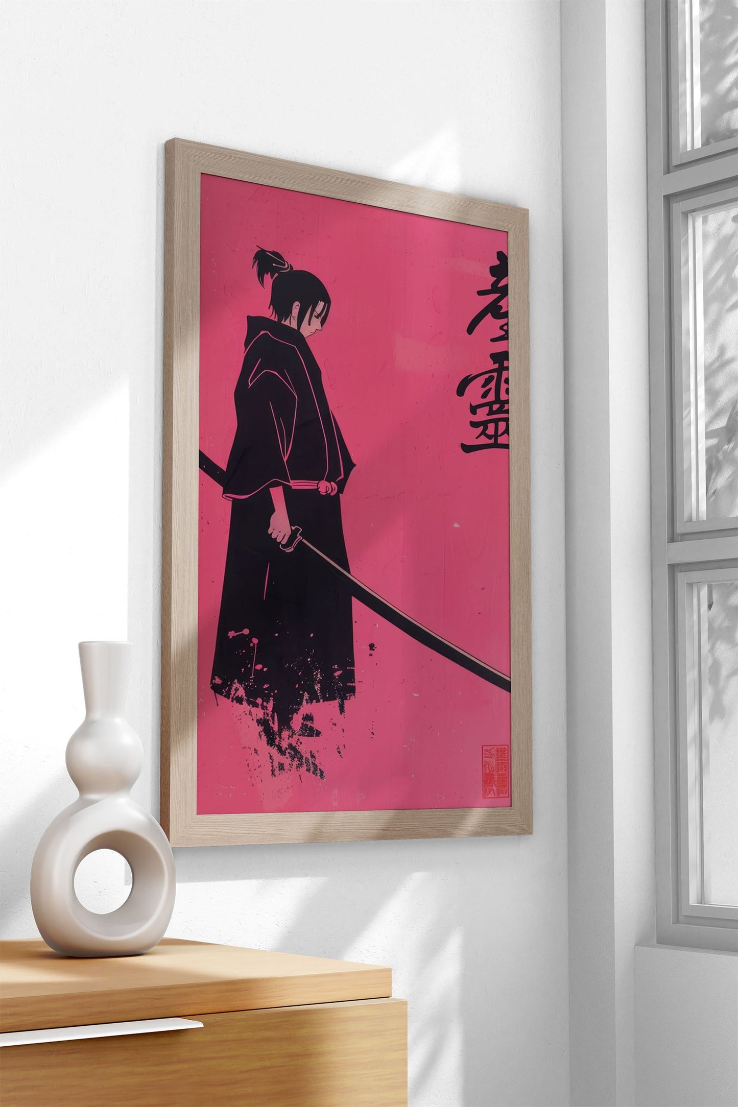 Black The Tako Sushi Asian Style Poster | Wall Art for Home & Office | High-Quality Print