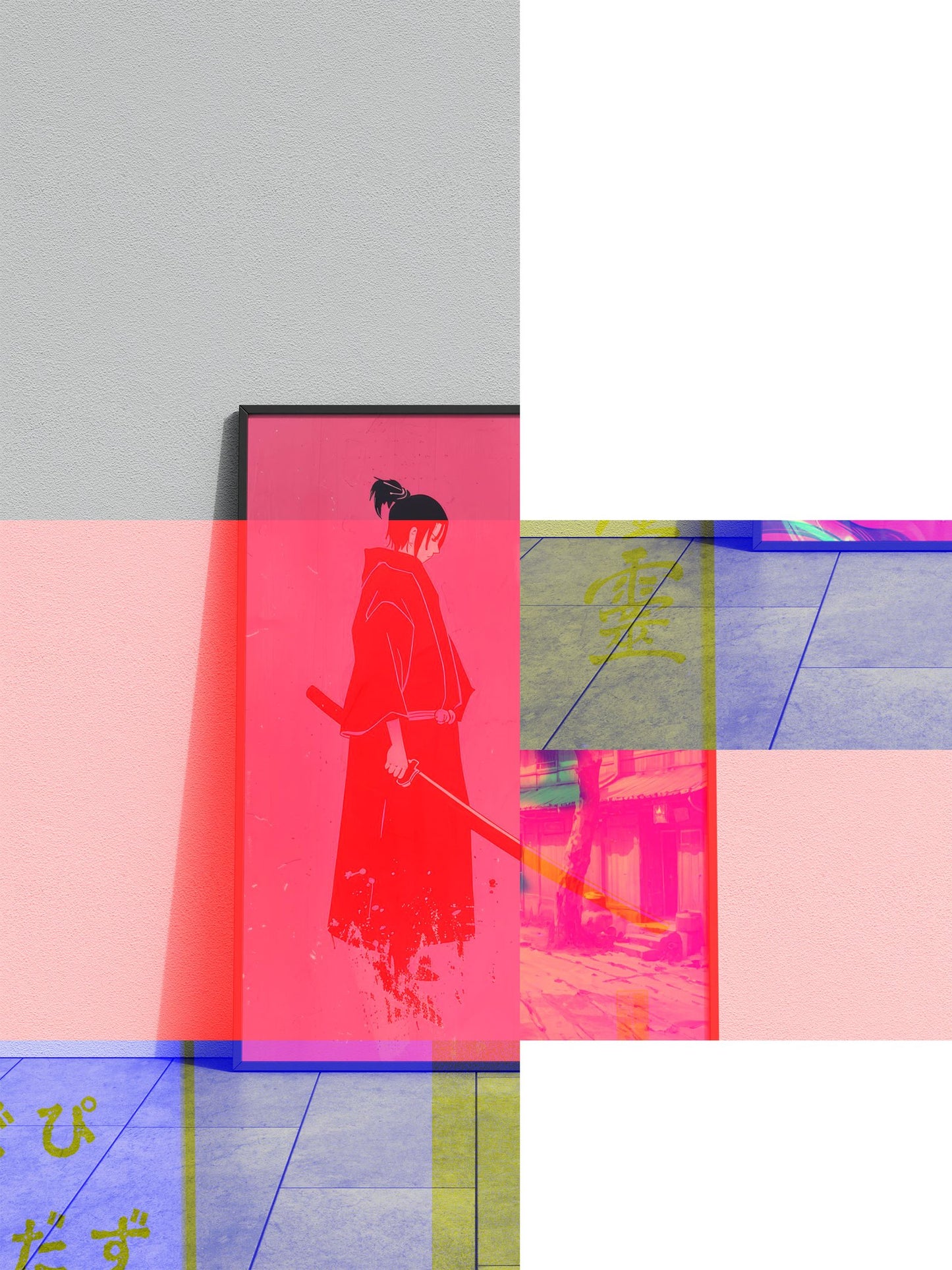 Black The Tako Sushi Asian Style Poster | Wall Art for Home & Office | High-Quality Print