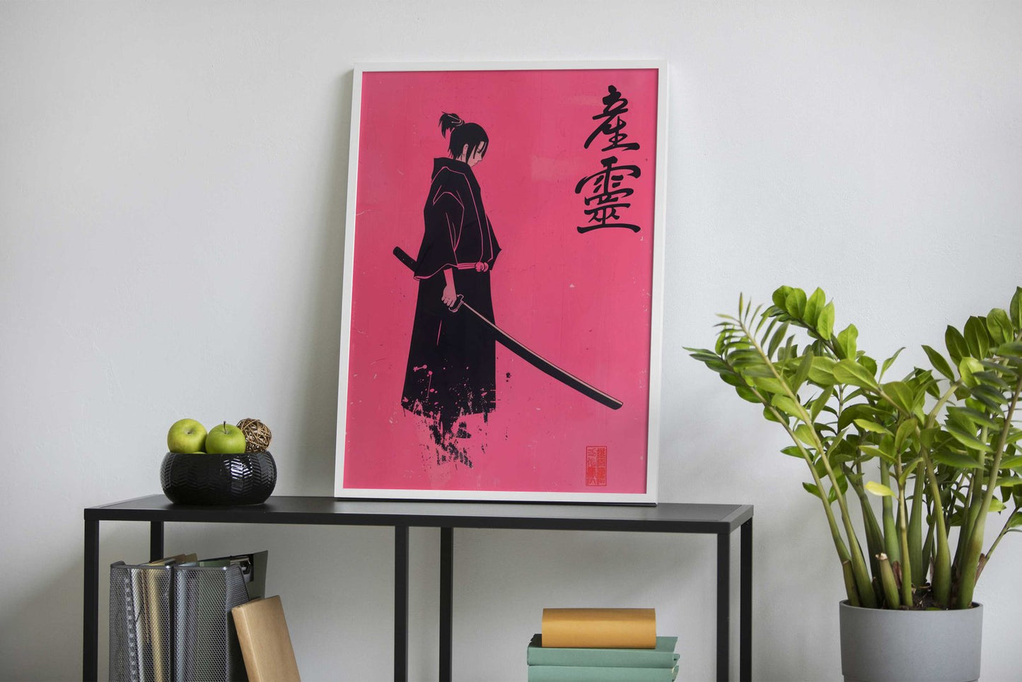 Black The Tako Sushi Asian Style Poster | Wall Art for Home & Office | High-Quality Print