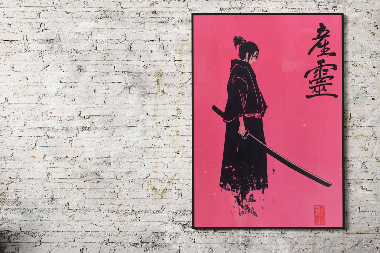 Black The Tako Sushi Asian Style Poster | Wall Art for Home & Office | High-Quality Print