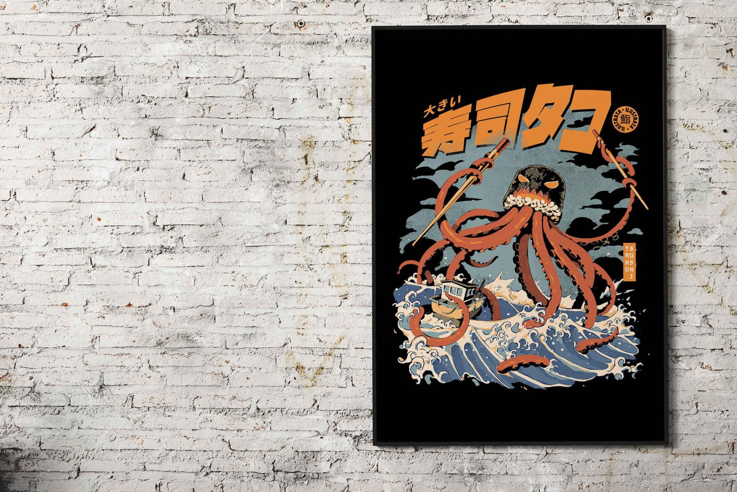 Black white art Asian Style Poster | Wall Art for Home & Office | High-Quality Print