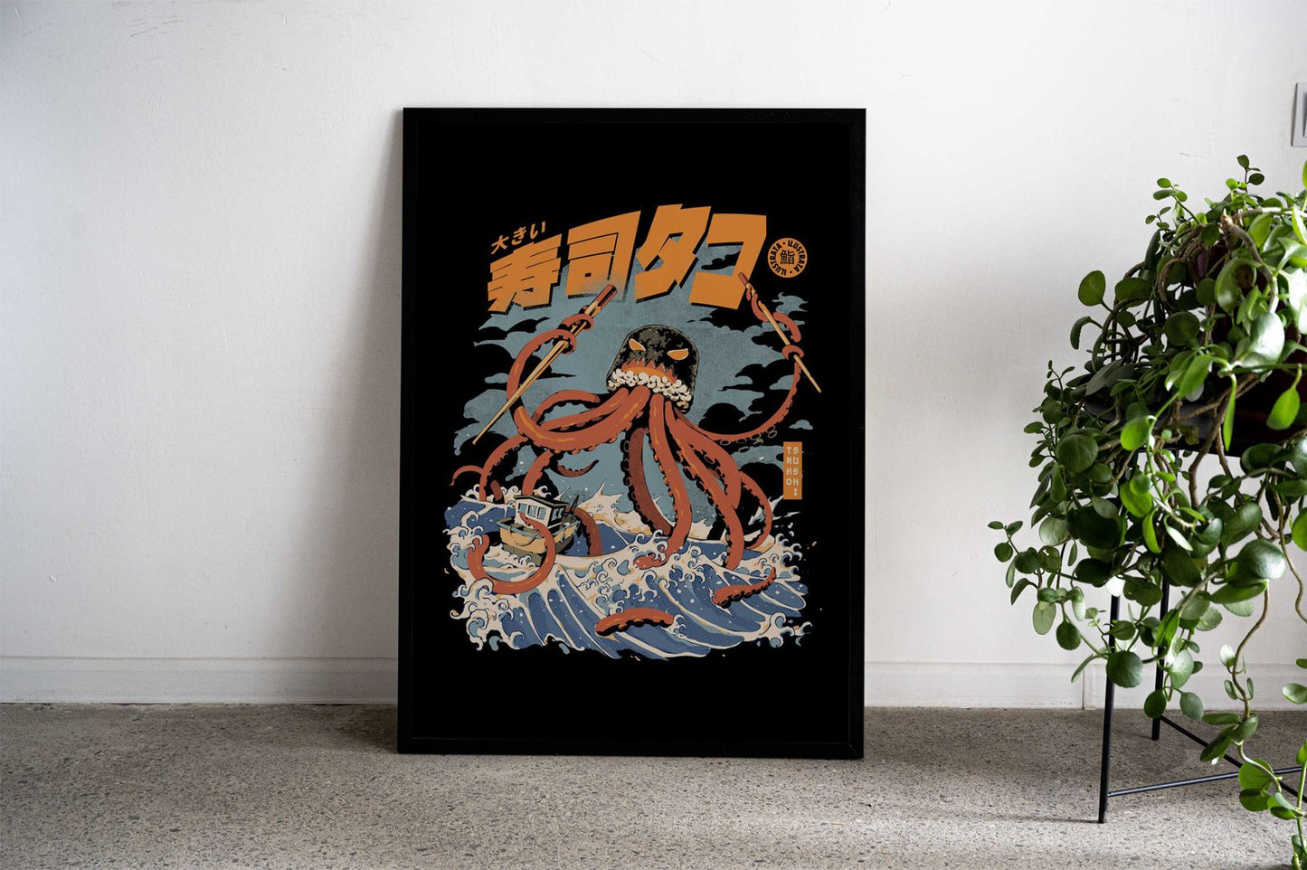 Black white art Asian Style Poster | Wall Art for Home & Office | High-Quality Print