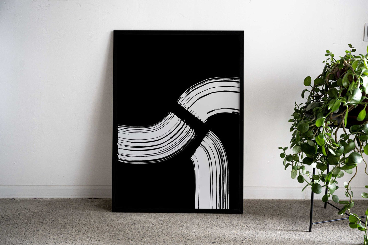 Black White Red Samurai Asian Style Poster | Wall Art for Home & Office | High-Quality Print