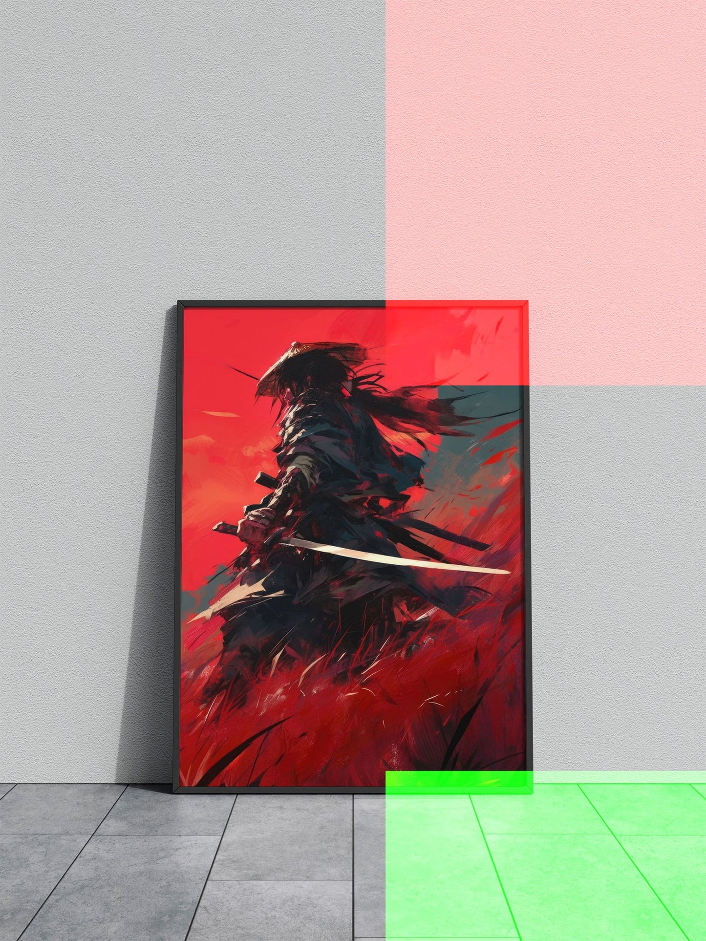 Blade Wind Asian Style Poster | Wall Art for Home & Office | High-Quality Print