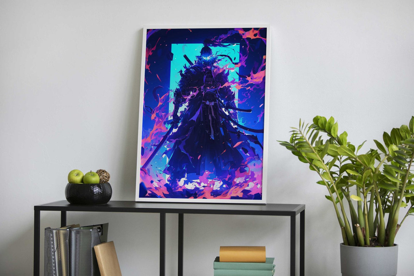 Blazing Samurai Asian Style Poster | Wall Art for Home & Office | High-Quality Print