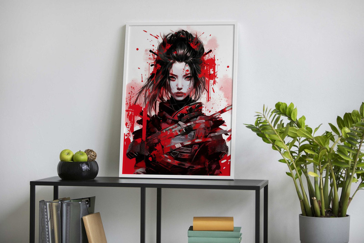 Blood Samurai Asian Style Poster | Wall Art for Home & Office | High-Quality Print