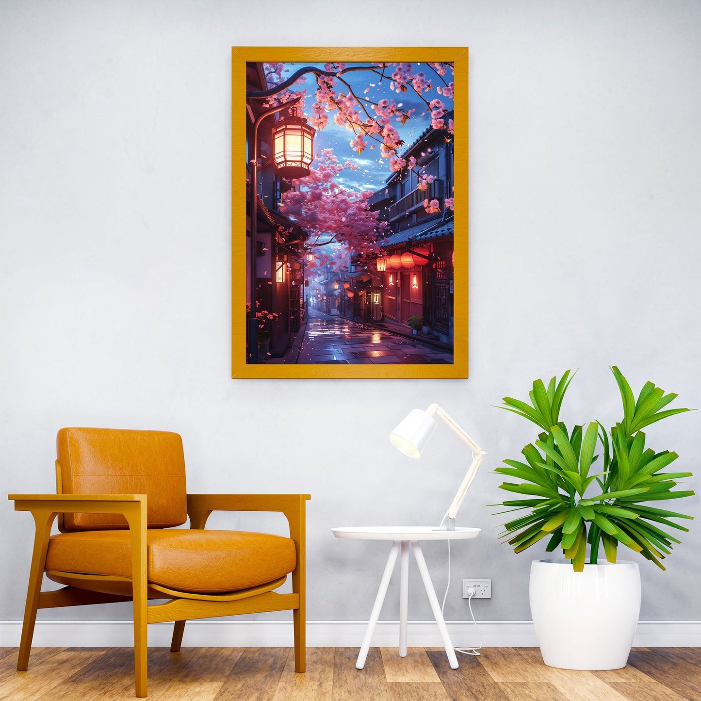 Blossom Dream Walk Asian Style Poster | Wall Art for Home & Office | High-Quality Print