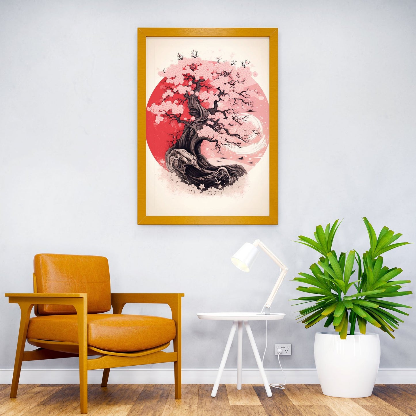Blossom Yin and Yang Asian Style Poster | Wall Art for Home & Office | High-Quality Print