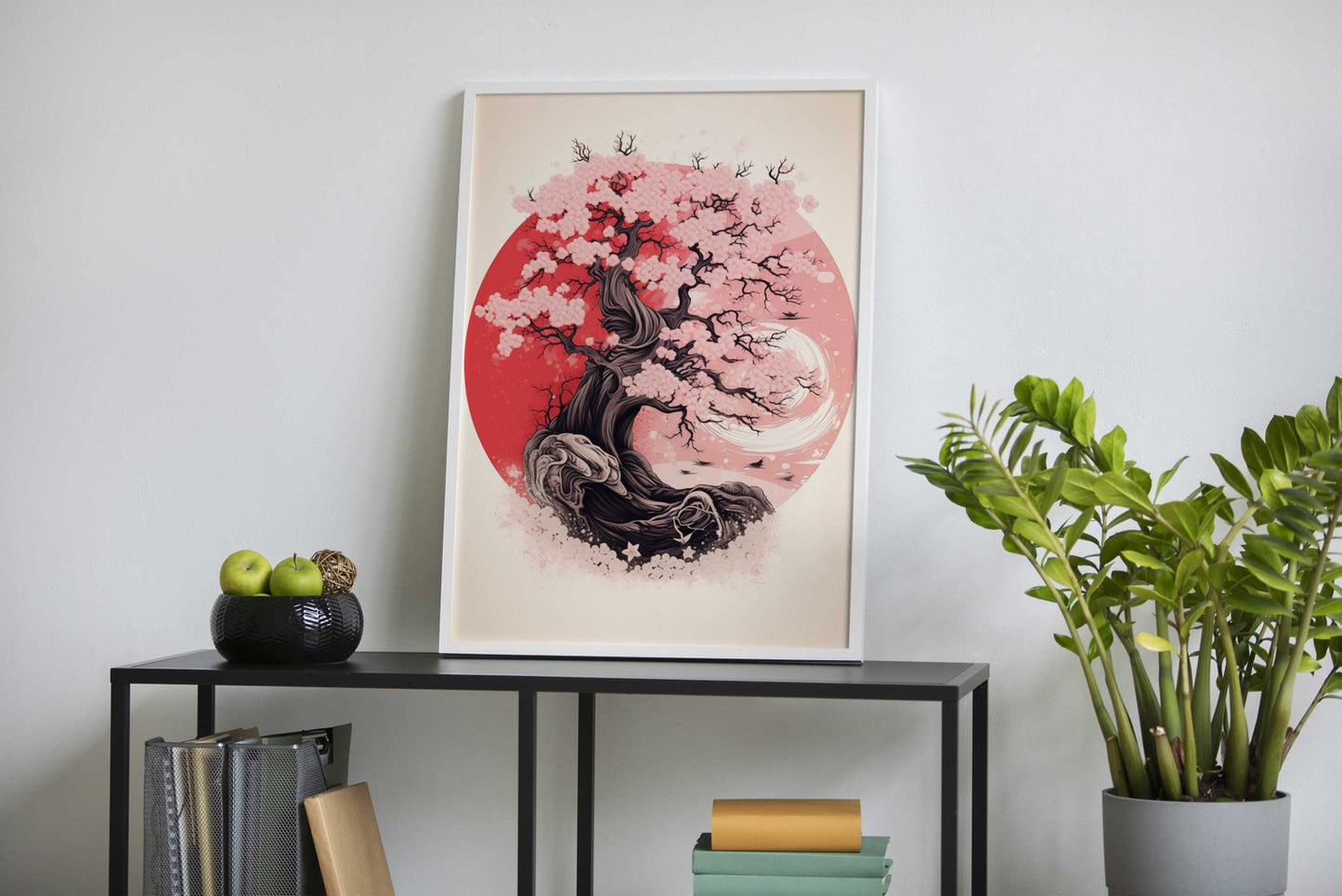 Blossom Yin and Yang Asian Style Poster | Wall Art for Home & Office | High-Quality Print