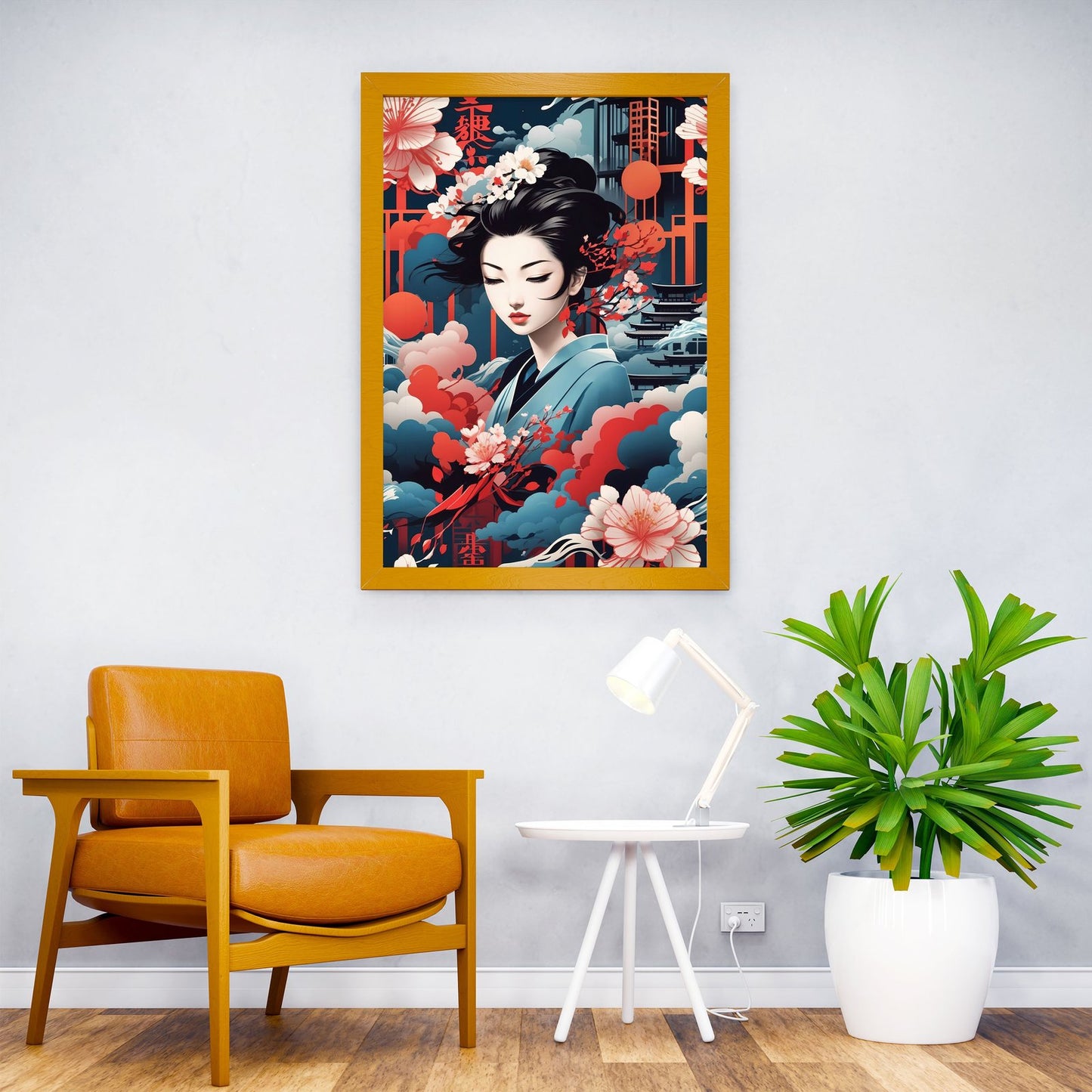 Blossoming Dreams Asian Style Poster | Wall Art for Home & Office | High-Quality Print