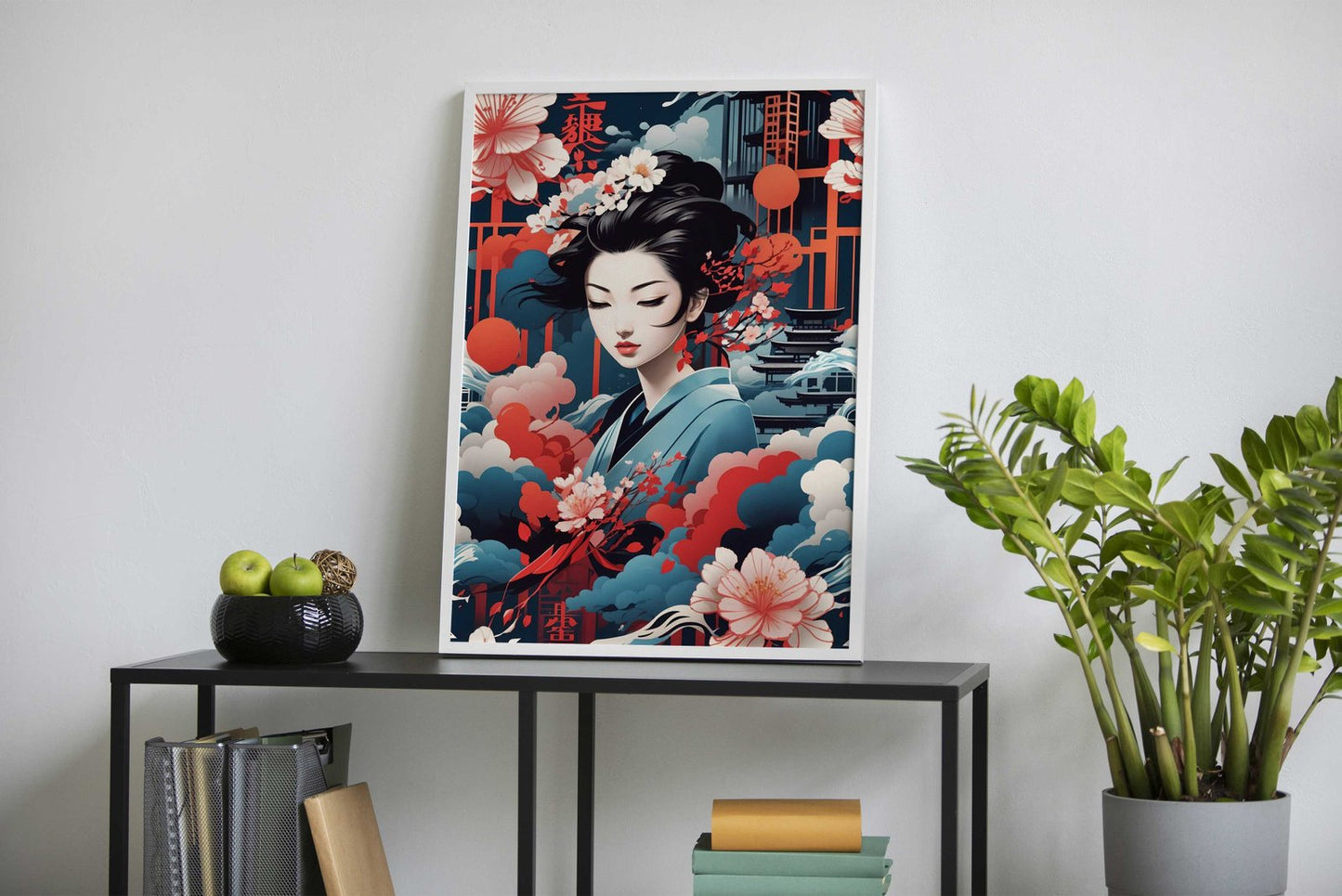 Blossoming Dreams Asian Style Poster | Wall Art for Home & Office | High-Quality Print