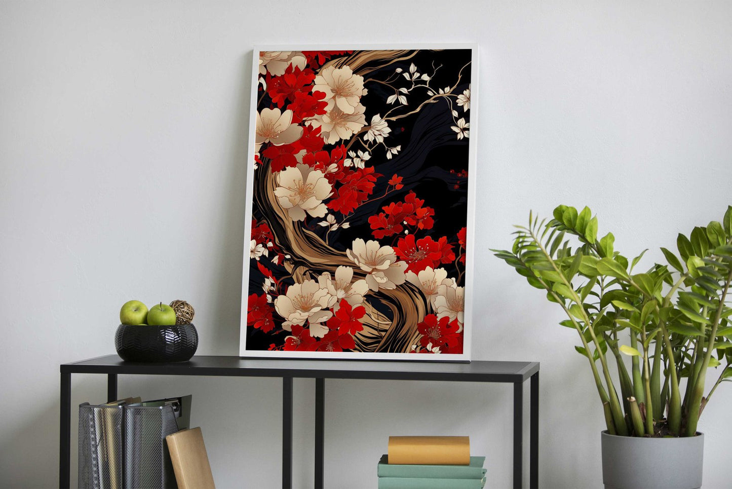 Blossoming Elegance Asian Style Poster | Wall Art for Home & Office | High-Quality Print
