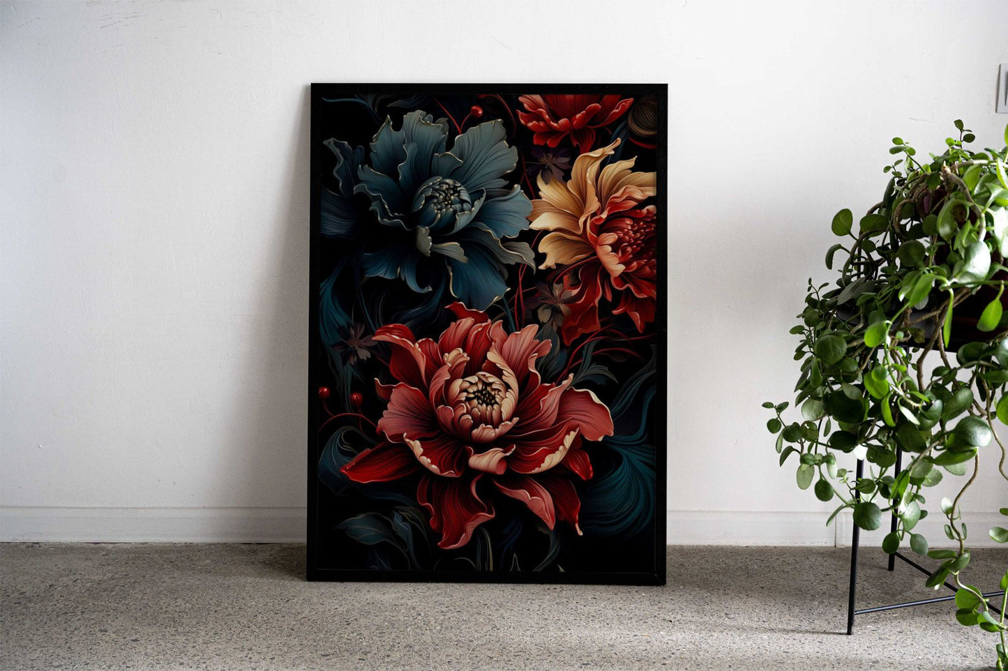 Blossoming Zen Harmony Asian Style Poster | Wall Art for Home & Office | High-Quality Print