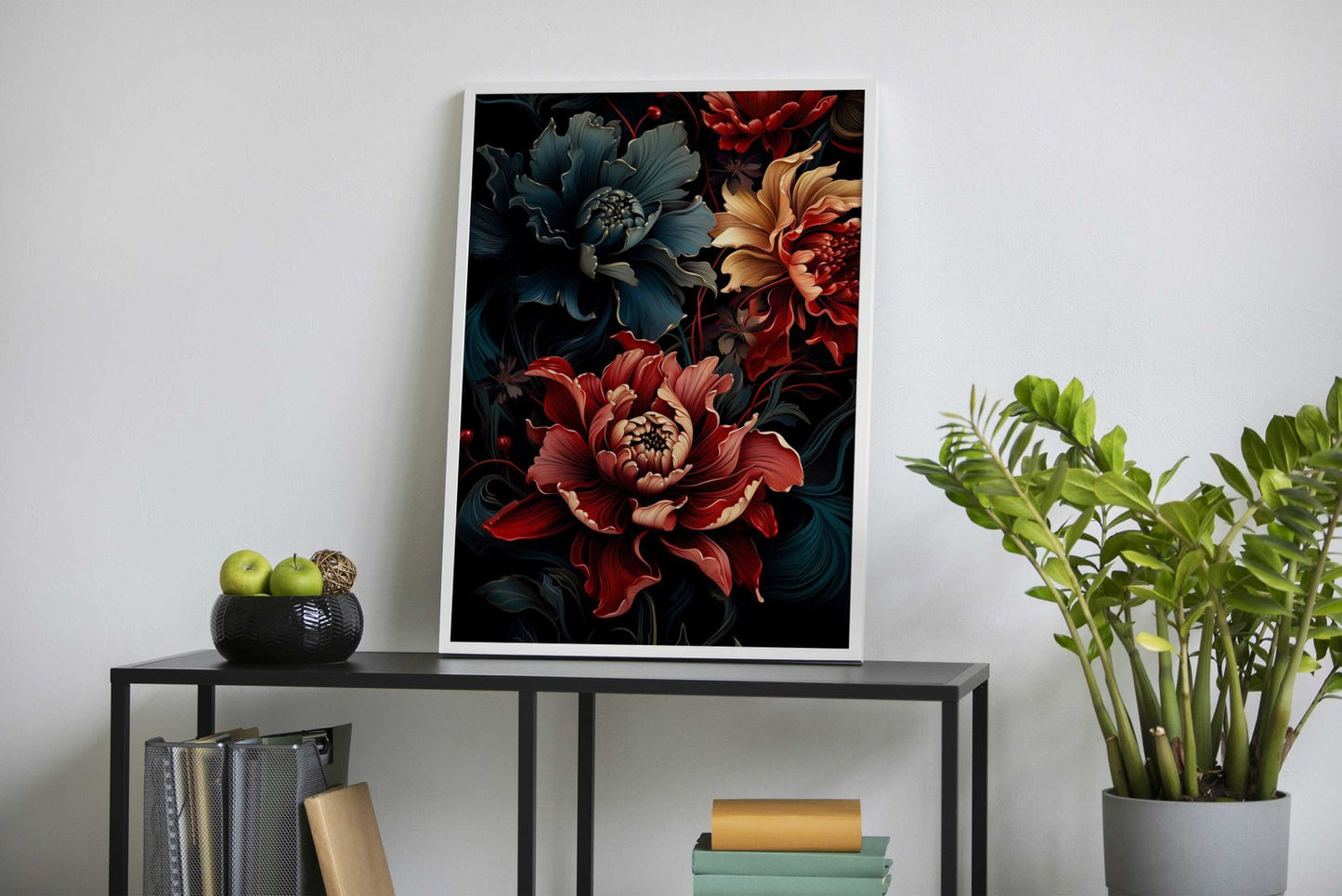 Blossoming Zen Harmony Asian Style Poster | Wall Art for Home & Office | High-Quality Print