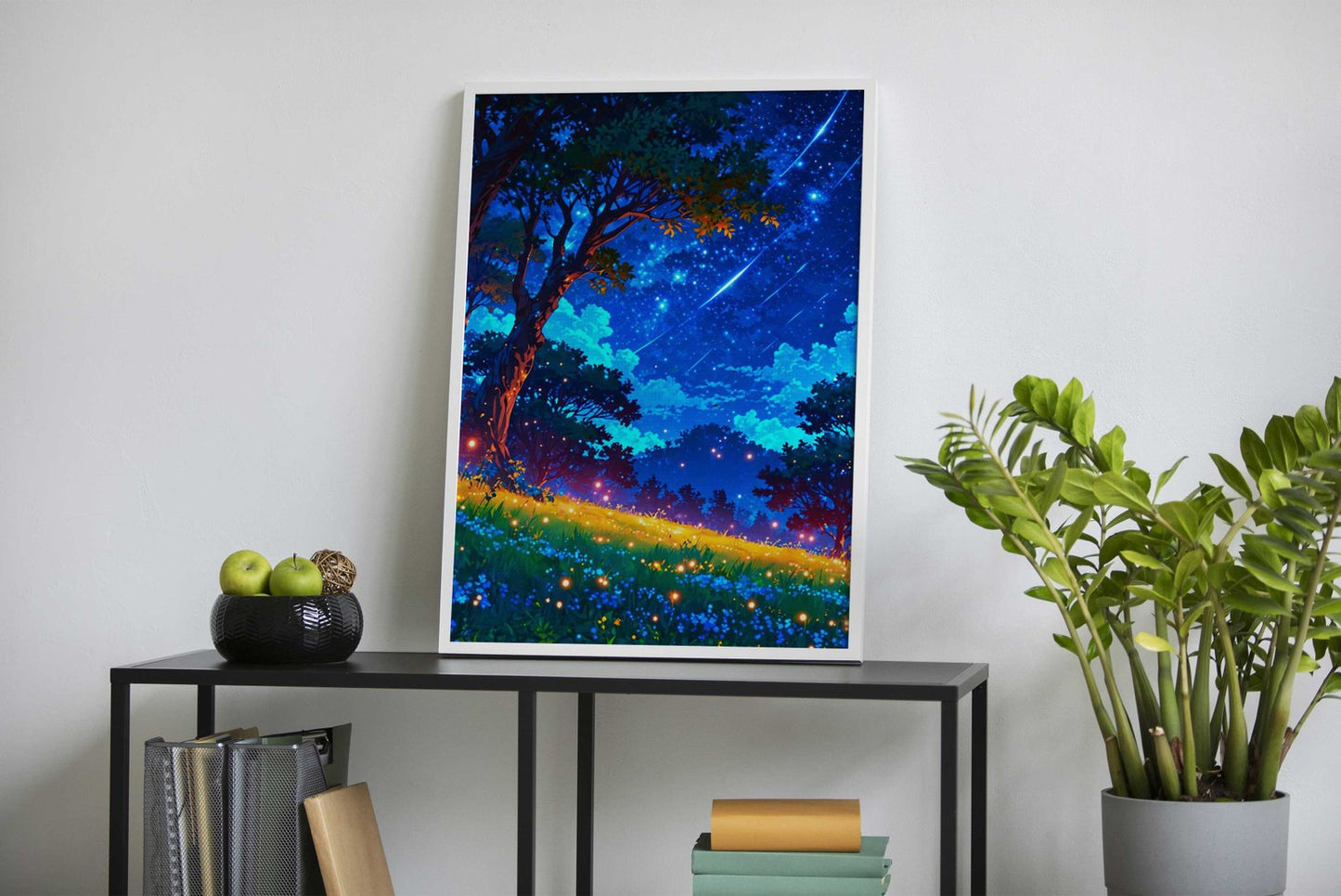 Blue Sky Asian Style Poster | Wall Art for Home & Office | High-Quality Print