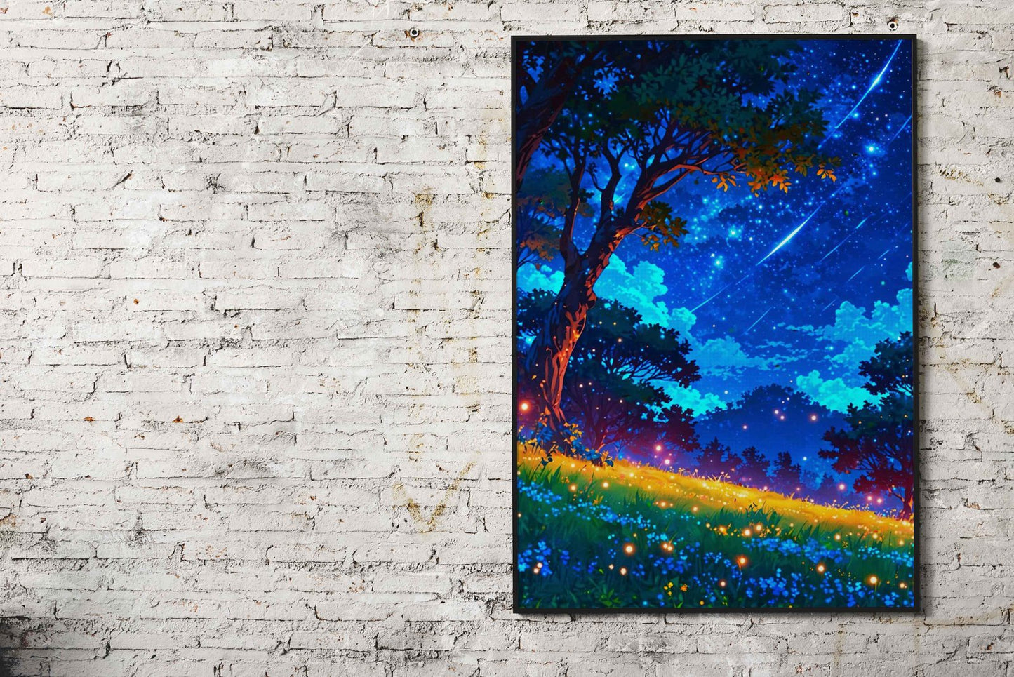 Blue Sky Asian Style Poster | Wall Art for Home & Office | High-Quality Print