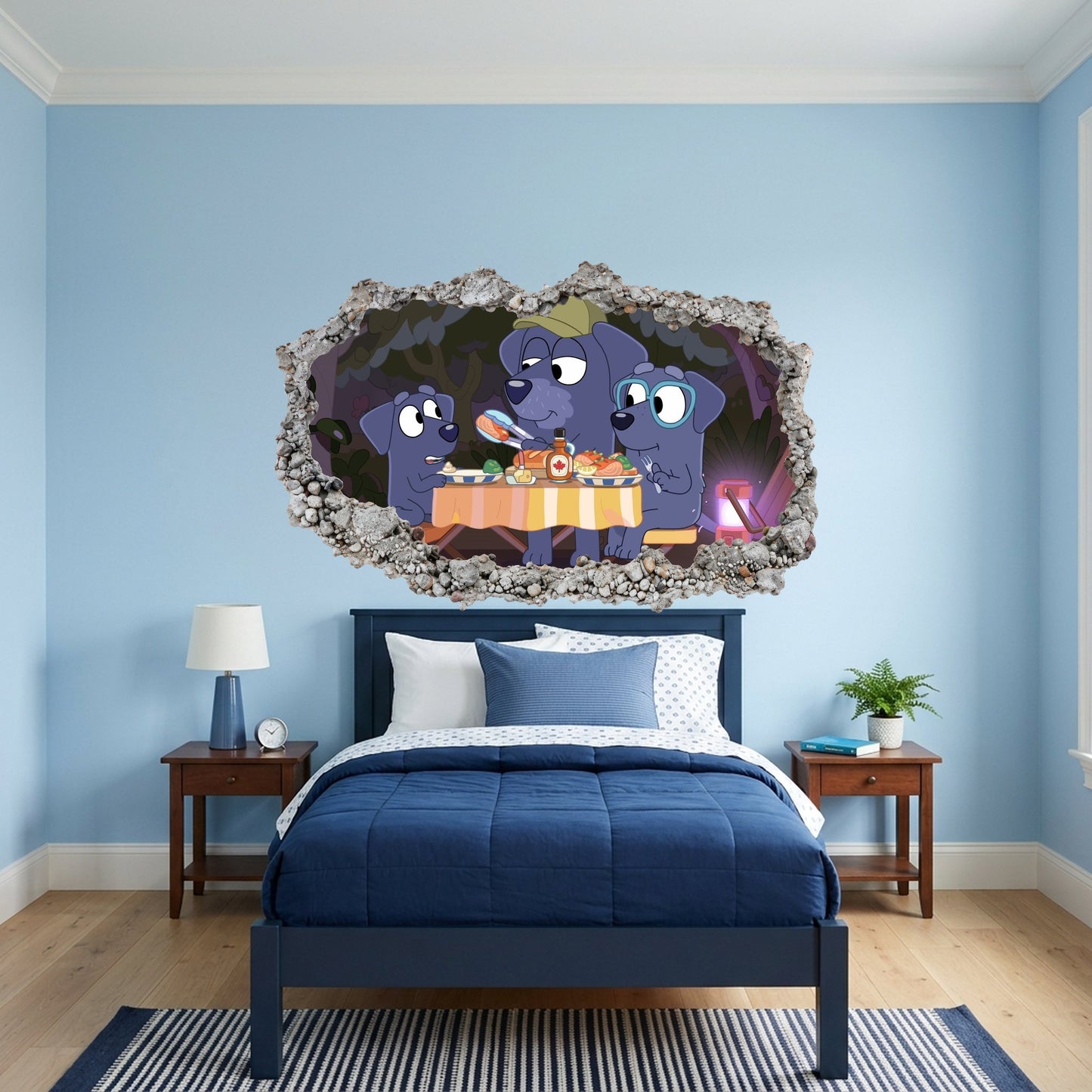Bluey and Bingo Kids Show Kids Room Decor Bedroom Decor 216