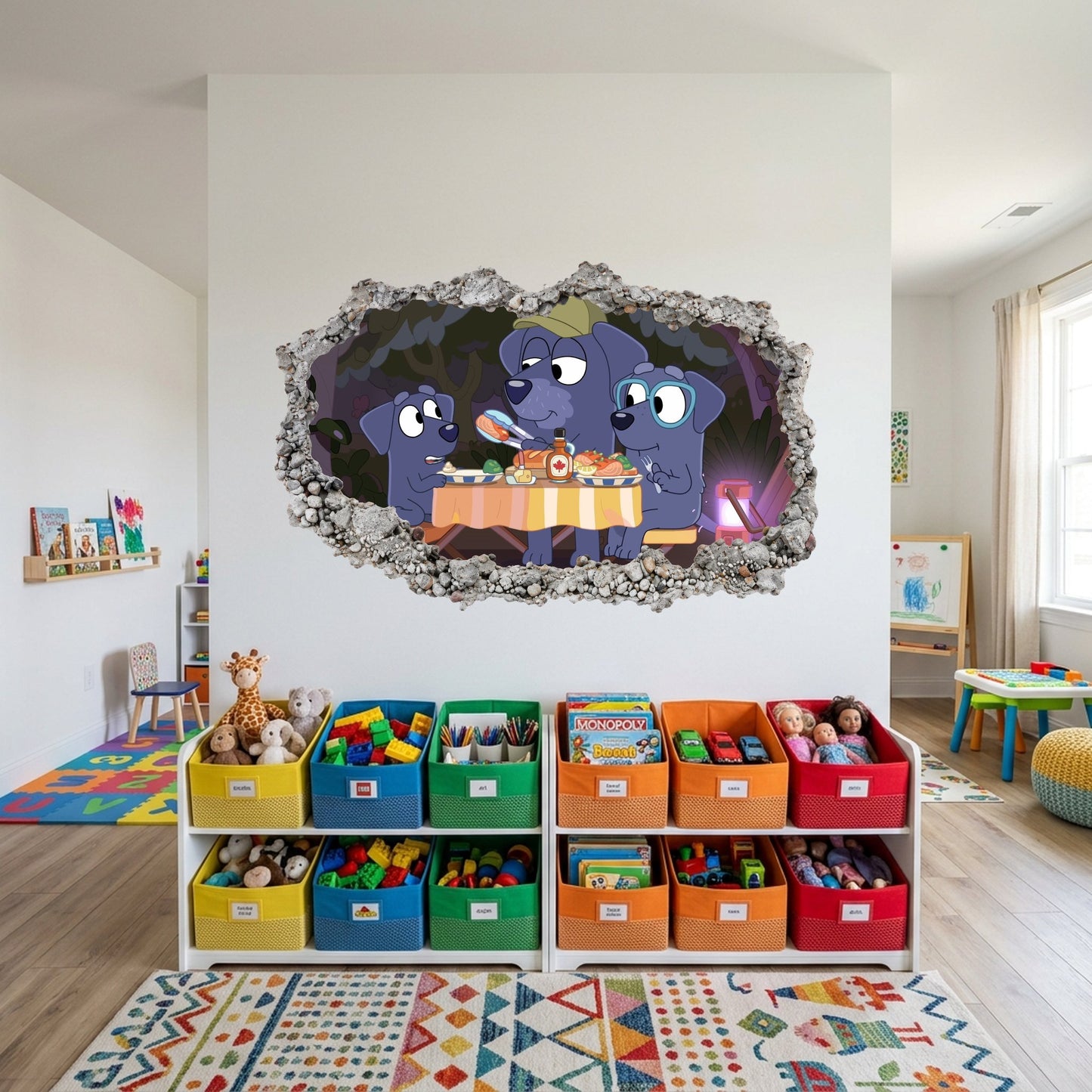 Bluey and Bingo Kids Show Kids Room Decor Bedroom Decor 216