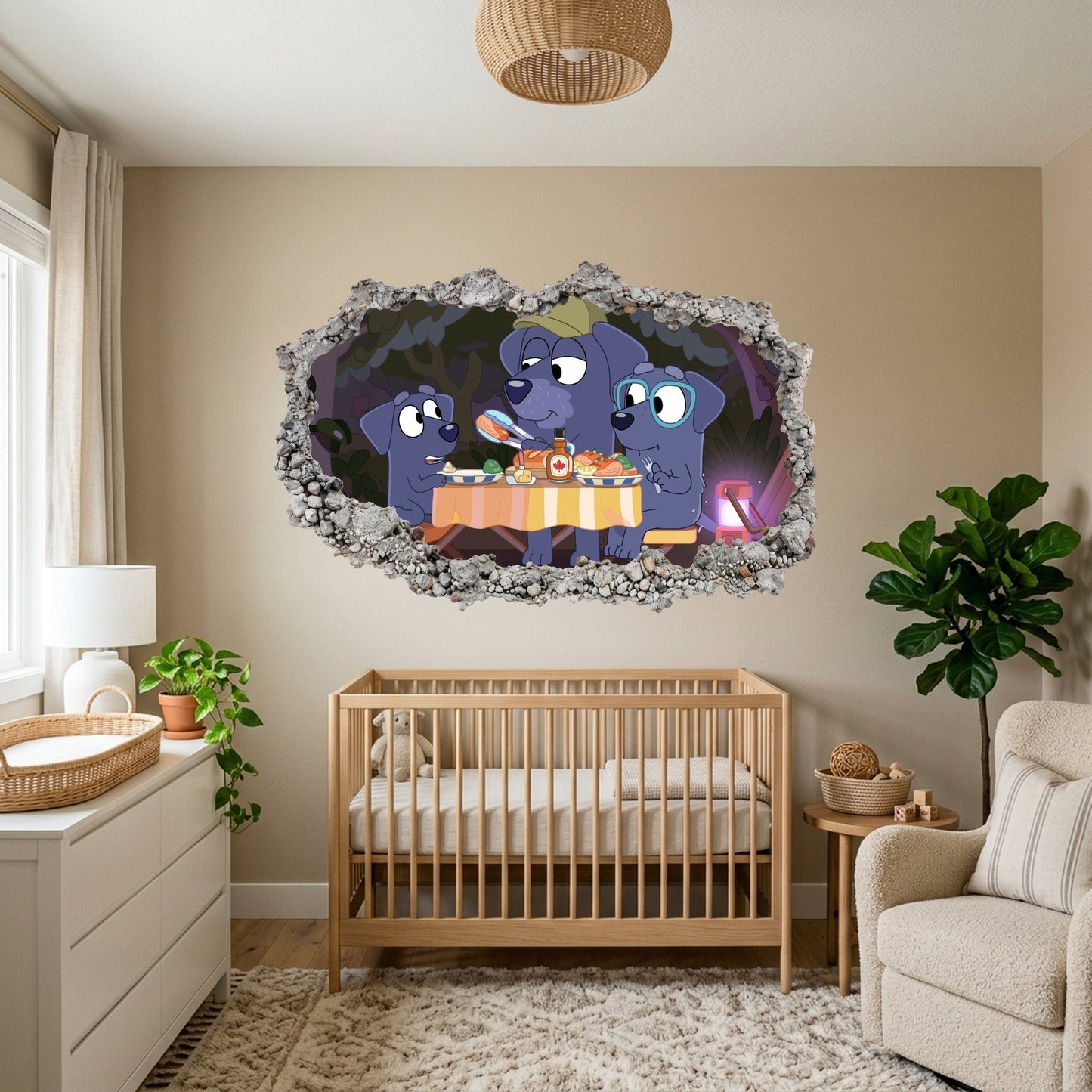 Bluey and Bingo Kids Show Kids Room Decor Bedroom Decor 216