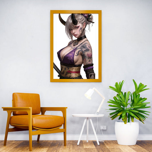 Body Tattoo Japan Asian Style Poster | Wall Art for Home & Office | High-Quality Print - High-quality vinyl skin wr