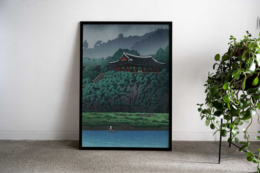 Botandai at Pyongyang Asian Style Poster | Wall Art for Home & Office | High-Quality Print - High-quality vinyl ski