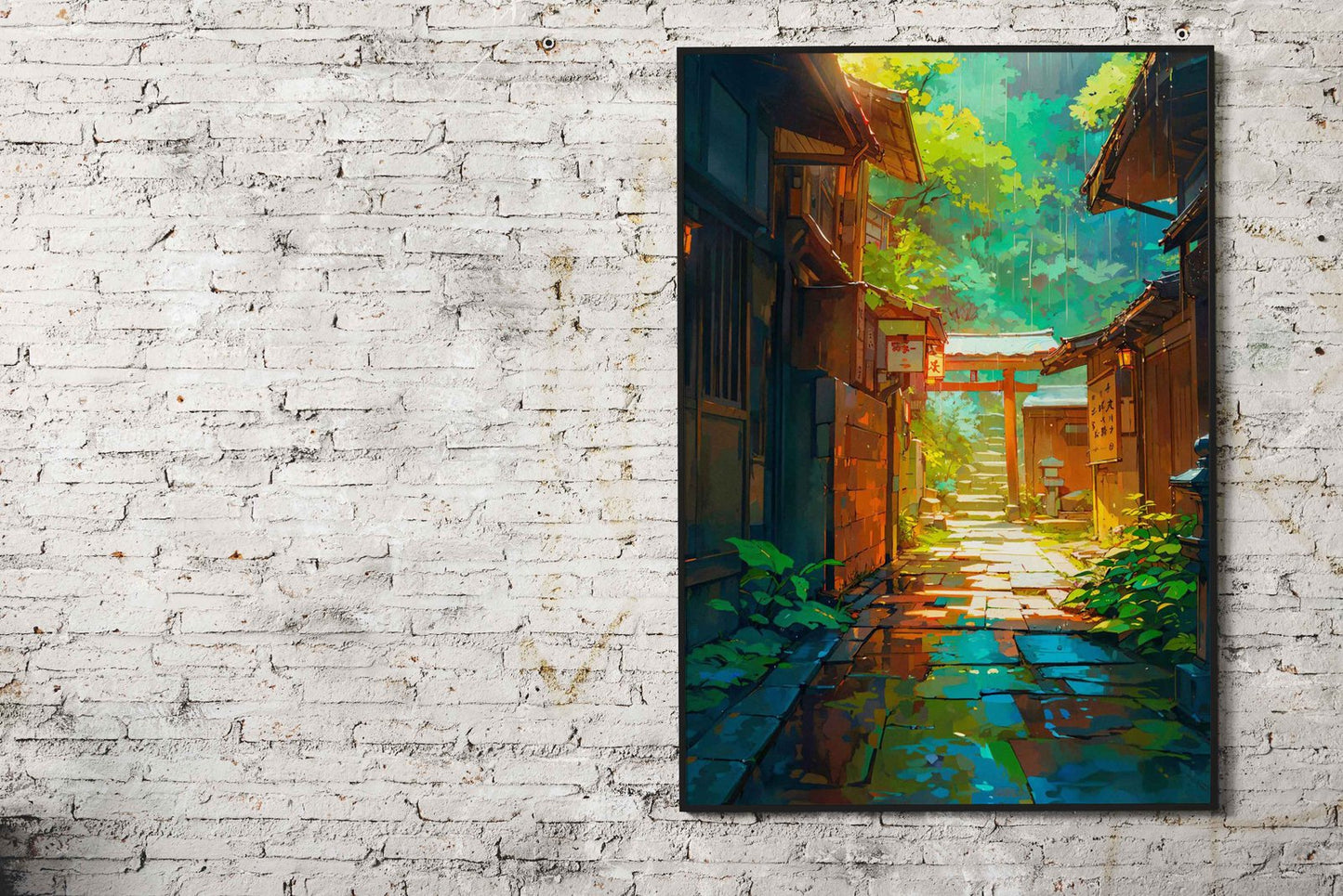 Bright Light of Spring Asian Style Poster | Wall Art for Home & Office | High-Quality Print