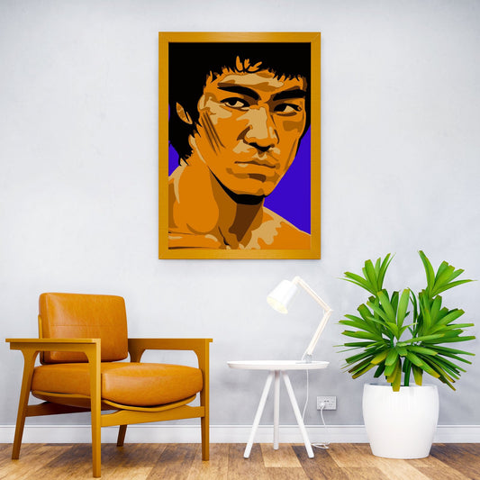 Bruce Asian Style Poster | Wall Art for Home & Office | High-Quality Print - High-quality vinyl skin wrap decal wit