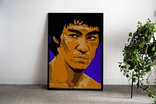 Bruce Asian Style Poster | Wall Art for Home & Office | High-Quality Print - High-quality vinyl skin wrap decal wit