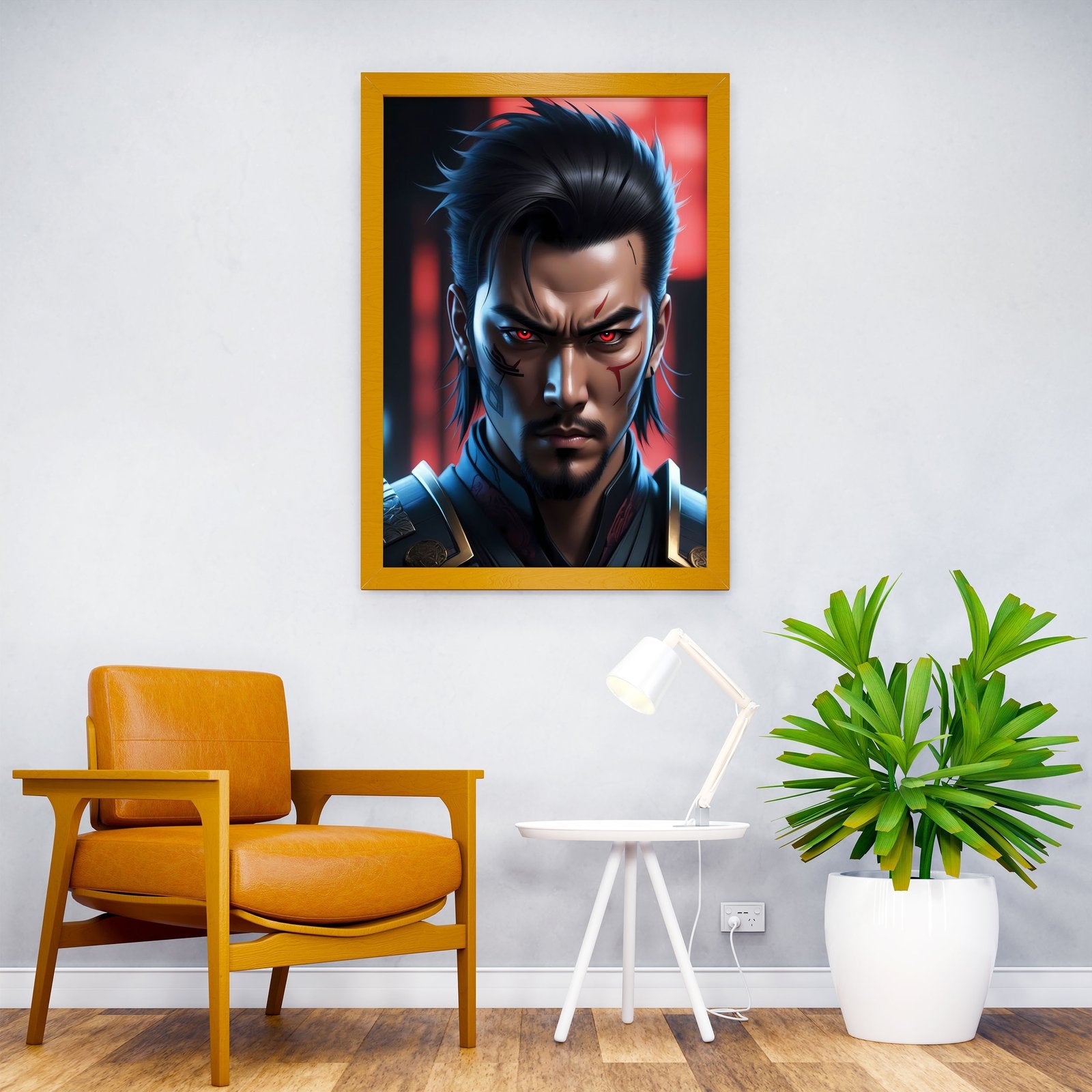 Brutal Samurai Asian Style Poster | Wall Art for Home & Office | High-Quality Print - High-Quality Visual Display
