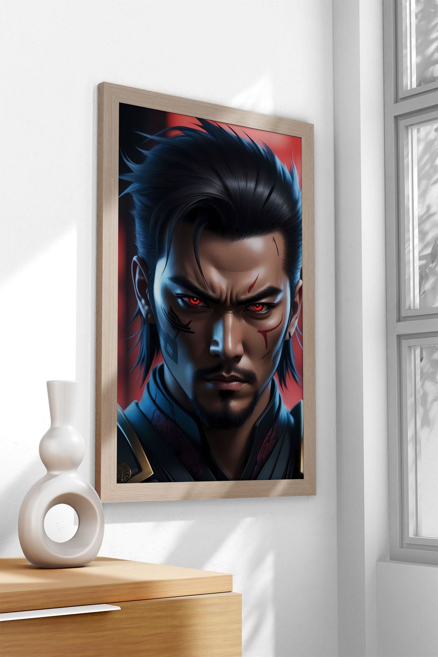 Brutal Samurai Asian Style Poster | Wall Art for Home & Office | High-Quality Print - High-Quality Visual Display
