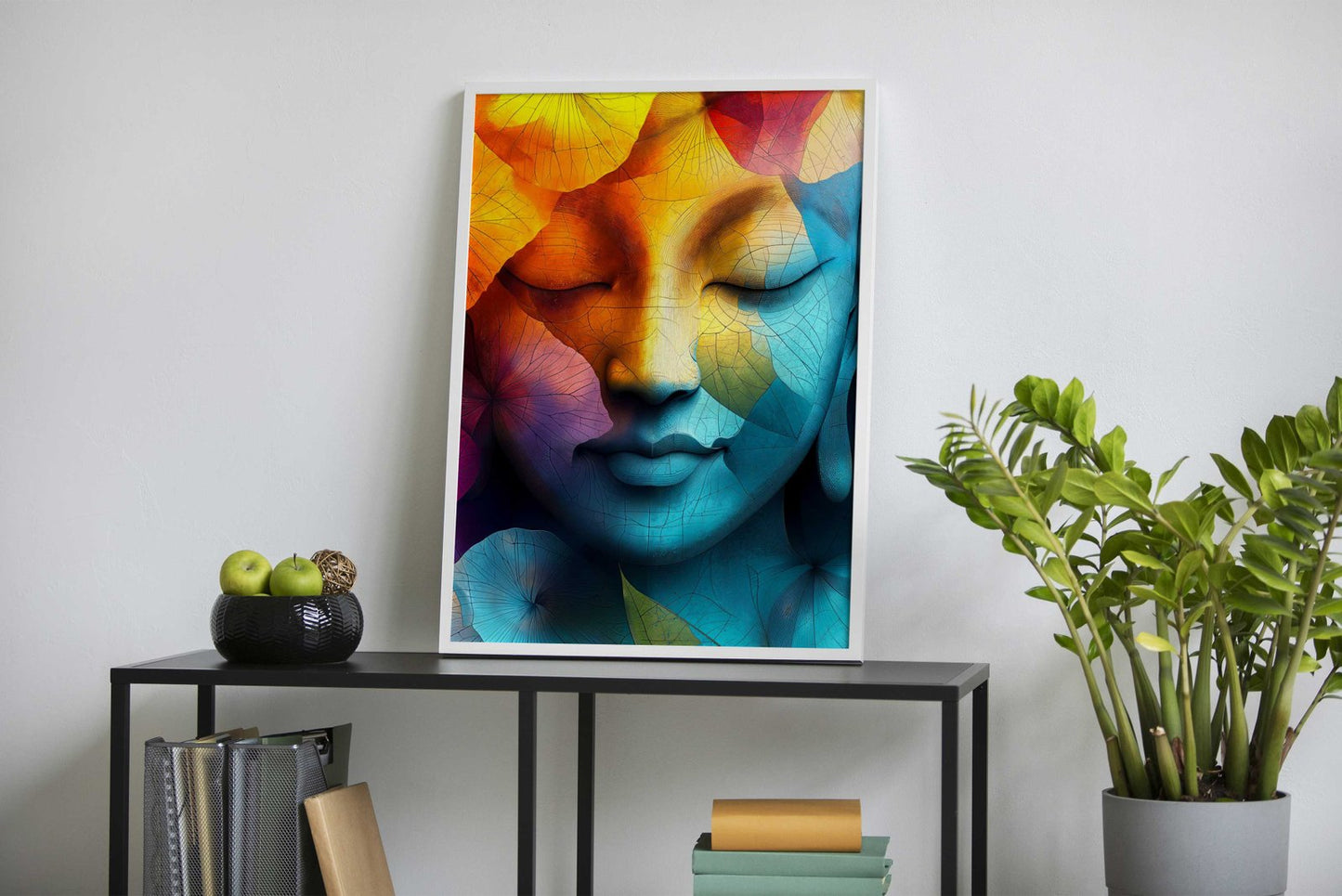 Buddha Leaves Asian Style Poster | Wall Art for Home & Office | High-Quality Print