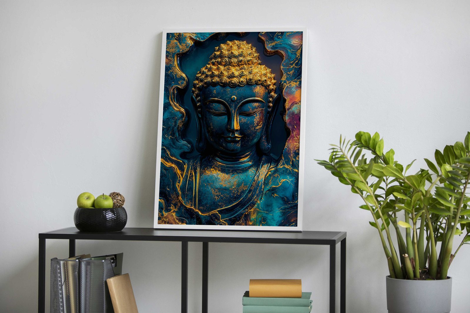 Buddha Statue Art Asian Style Poster | Wall Art for Home & Office | High-Quality Print - High-quality vinyl skin wr