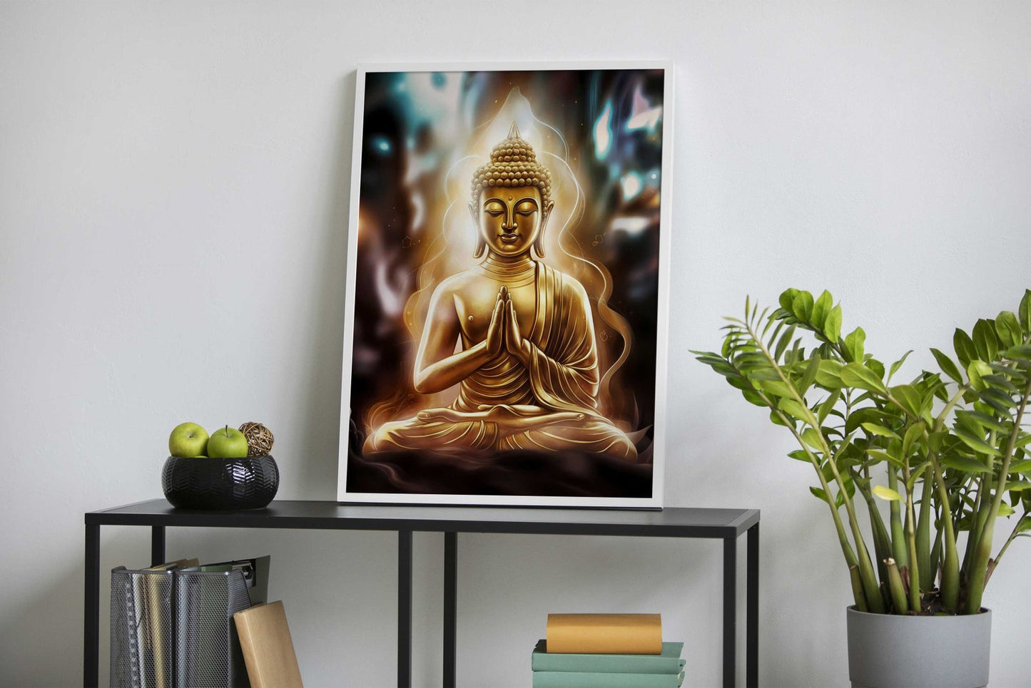 Buddha gold meditation Asian Style Poster | Wall Art for Home & Office | High-Quality Print