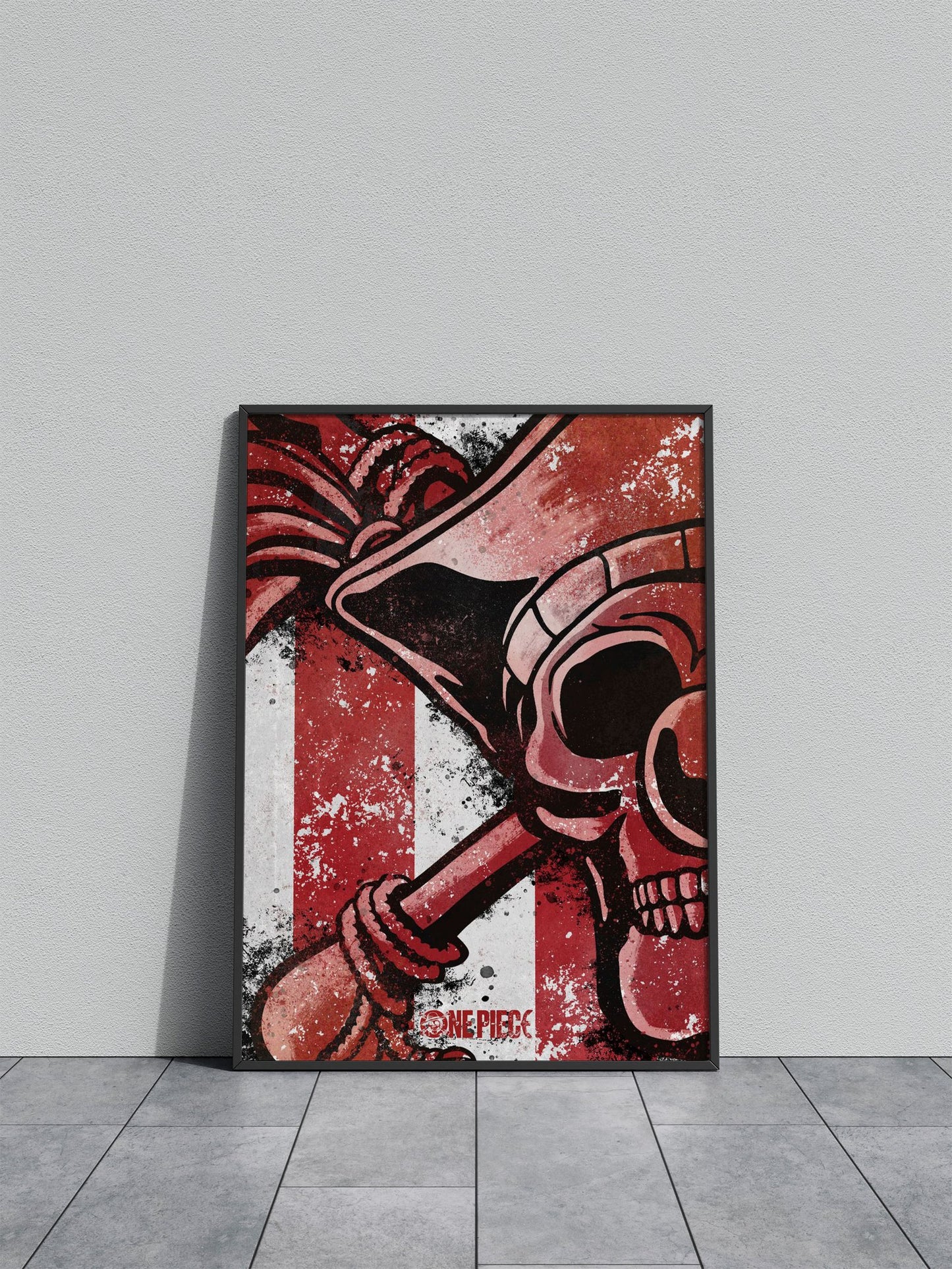 Buggy Minimal Skull Asian Style Poster | Wall Art for Home & Office | High-Quality Print