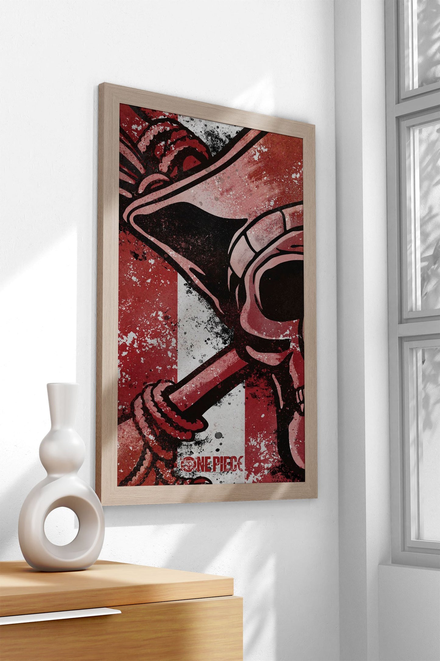 Buggy Minimal Skull Asian Style Poster | Wall Art for Home & Office | High-Quality Print