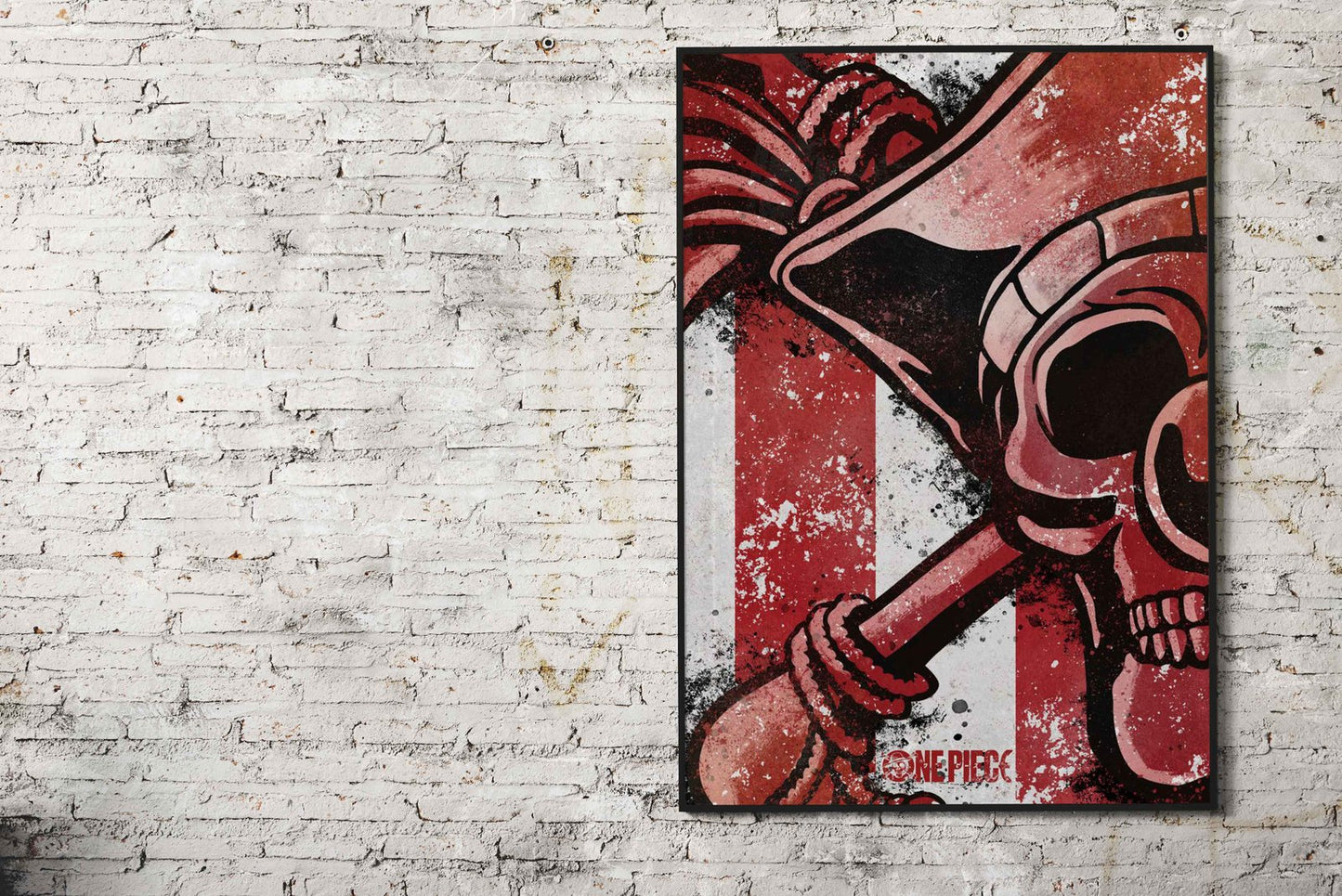 Buggy Minimal Skull Asian Style Poster | Wall Art for Home & Office | High-Quality Print