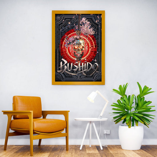 Bushido Blade Asian Style Poster | Wall Art for Home & Office | High-Quality Print - High-quality vinyl skin wrap d