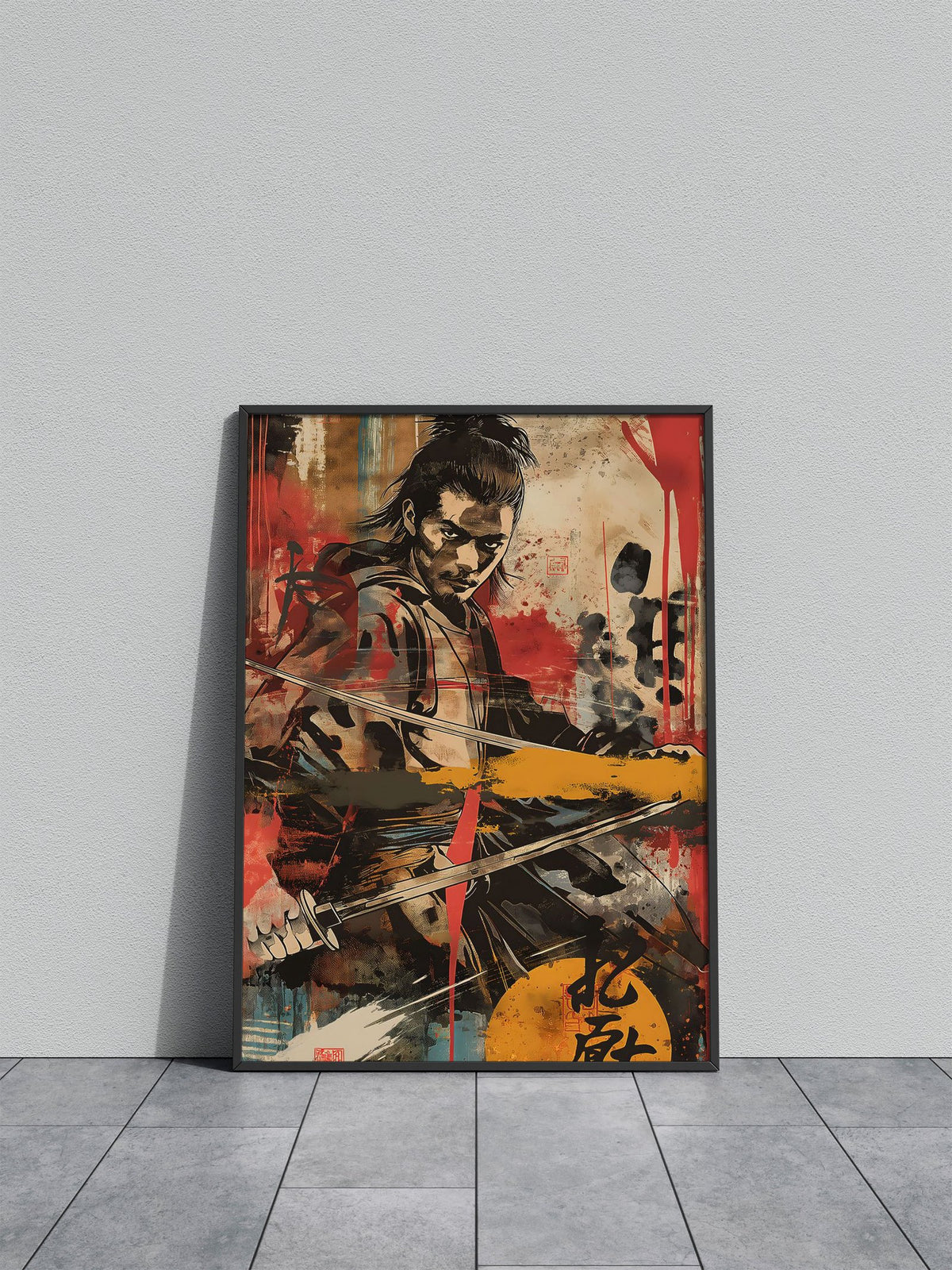 Bushido Japanese Warrior Poster | Asian Style Wall Art - Multiple Sizes ...