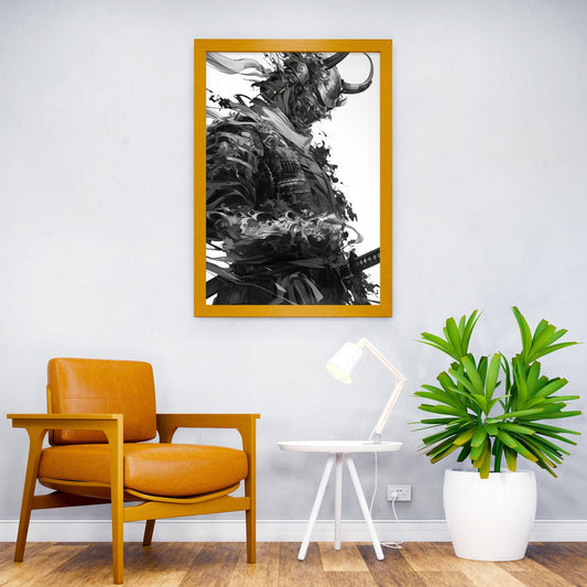 Bushido Asian Style Poster | Wall Art for Home & Office | High-Quality Print - High-quality vinyl skin wrap decal w