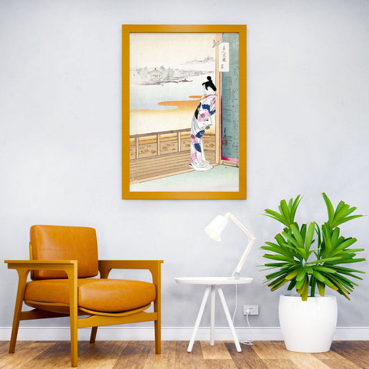 Call of the Cuckoo Asian Style Poster | Wall Art for Home & Office | High-Quality Print - High-quality vinyl skin w