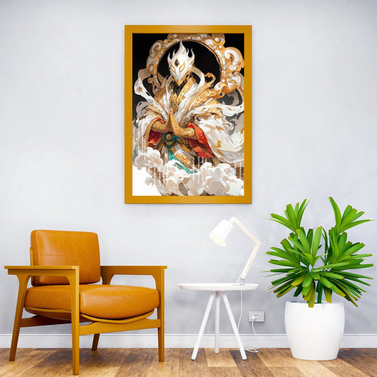 Captain Wise Voice Asian Style Poster | Wall Art for Home & Office | High-Quality Print - High-quality vinyl skin w