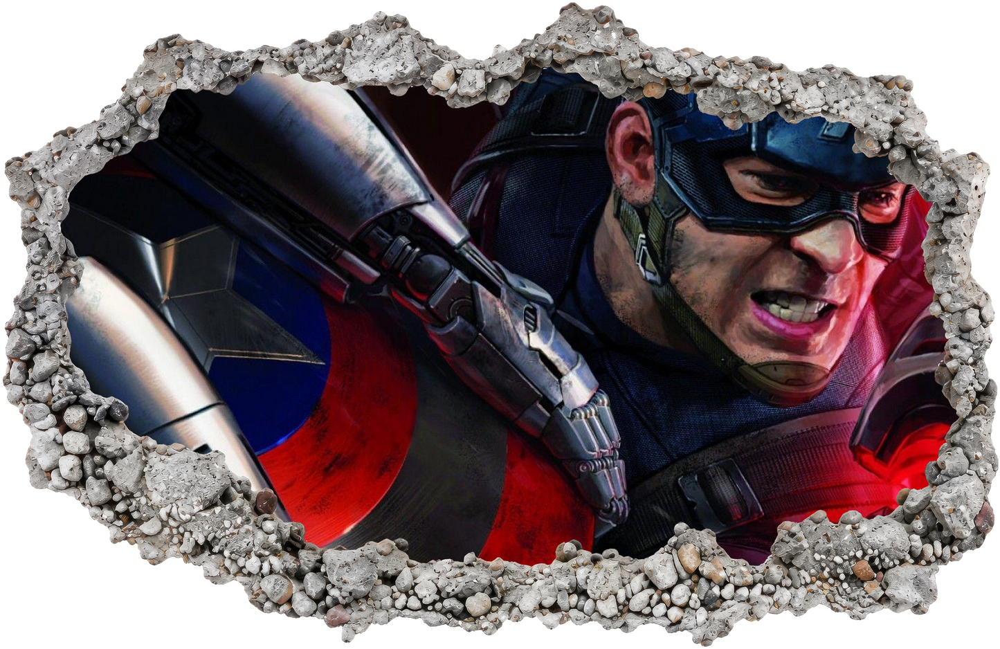 Captain America Iron Man Thor Kids Room Decor Nursery Wall Art 038