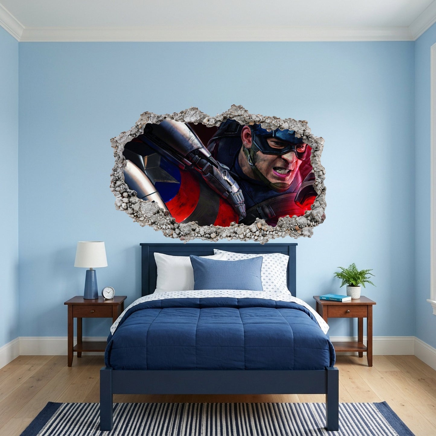 Captain America Iron Man Thor Kids Room Decor Nursery Wall Art 038
